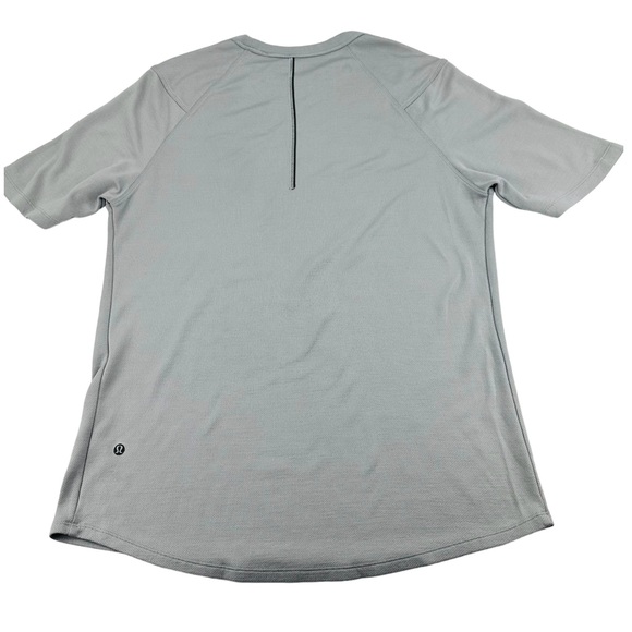 Lululemon Confluence Short Sleeve Crewneck Heavyweight Tee Silver Drop Grey - Picture 11 of 12